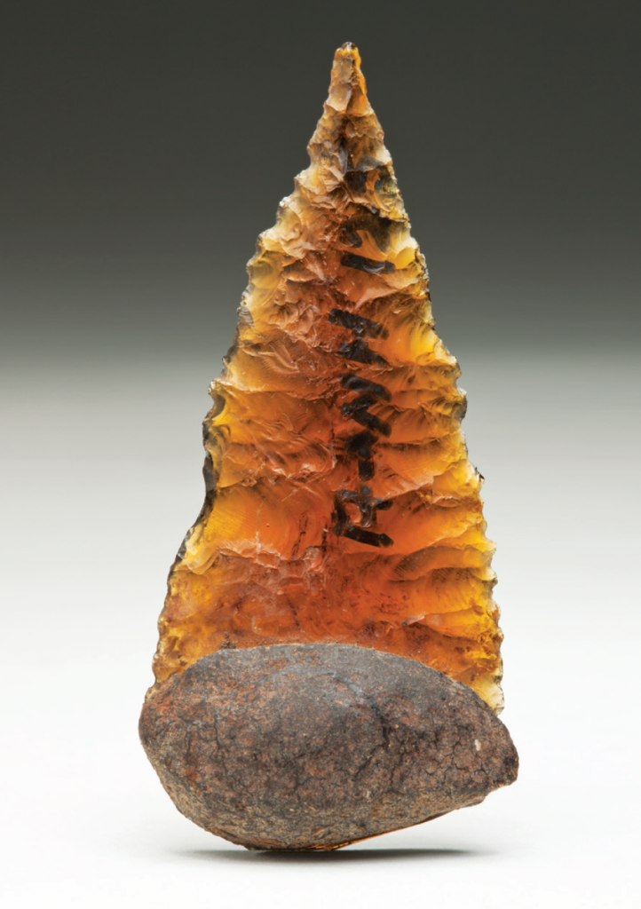 an Aboriginal Kimberley Point, a glass spear tip from north-west Australia